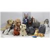 Image 1 : FLAT OF CERAMIC DOG FIGURINES; POODLE, GERMAN