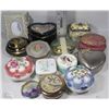 Image 1 : FLAT OF ASSORTED JEWELRY/TRINKET BOXES