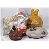 Image 1 : BOX OF MIXED ITEMS SQUIRREL COOKIE JAR MOUSE IN