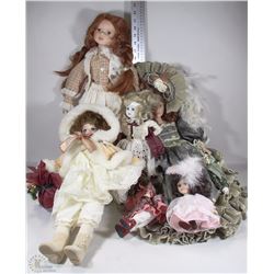 BOX OF COLLECTORS DOLLS