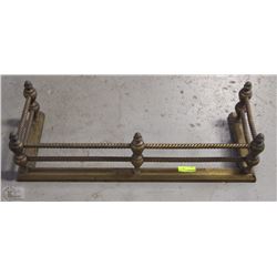 CAST IRON FIREPLACE PEACOCK FIRE FENCE