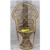 Image 1 : WICKER HIGH BACK CHAIR FOR DOLLS