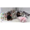 Image 1 : BOX OF 12 ASSORTED "TY" BEANIE BABYS; APES, CAT,