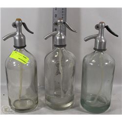 BOX  OF 3 GLASS FIRE EXTINGUISHERS