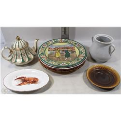 FLAT OF ENGLAND MADE COLLECTOR PLATES, INCLUDING