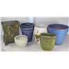 Image 1 : BOX OF MIXED STYLE+SIZE PLANTER POTS