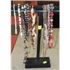 Image 1 : TALL NECKLACE STAND WITH FASHION NECKLACES