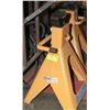 Image 1 : PAIR OF POWERFIST 12 TON JACK STAND