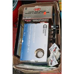 BOX WITH NEW CASE OF BRUSHED NICKEL POT LIGHT