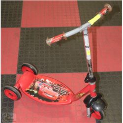 HUFFY CARS LIGHTNING MCQUEEN KIDS SCOOTER