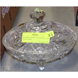 BOHEMIA HAND CUT LEAD CRYSTAL CANDY DISH