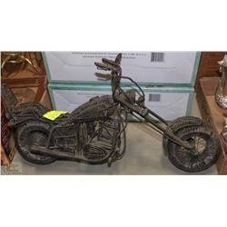 HANDMADE SPRING AND WIRE MOTORCYCLE