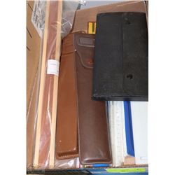 FLAT OF VINTAGE SLIDE RULERS & VINTAGE DIETZGEN