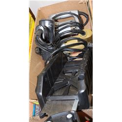 FLAT WITH B&D JIGSAW, DRILL, HEAT GUN & MITER BOX