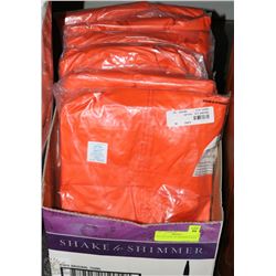 BOX OF 6 NEW 5XL BIB RAIN PANTS