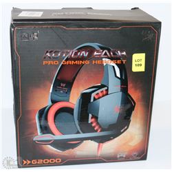 NEW PAIR OF OVER EAR GAMING HEADPHONES