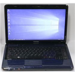 TOSHIBA SATELLITE WIN 10/ MS OFFICE 2016 LAPTOP