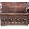 Image 1 : SOLID WOOD HOPE CHEST WITH ANGELIC FIGURINE