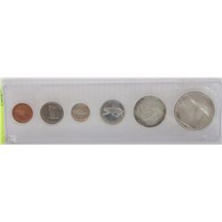 C)1967 CANADIAN COIN SET INCLUDING 1 DOLLAR COIN