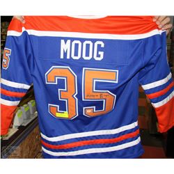 AUTHENTICATED ANDY MOOG SIGNED EDMONTON OILERS