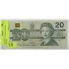 Image 1 : CANADIAN 1991 REPLACEMENT NOTE $20