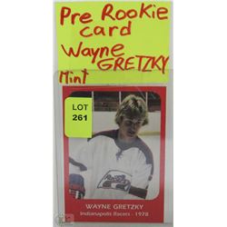 PRE ROOKIE CARD WAYNE GRETZKY