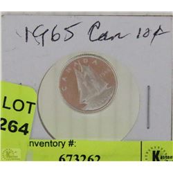 1965 CANADIAN SILVER DIME