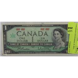 CANADIAN CENTENNIAL $1 BILL