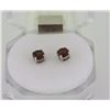 Image 1 : #1)MOZAMBIQUE GARNET .925 SILVER EARRINGS