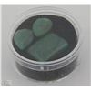 Image 1 : NATURAL ENHANCED EMERALD GEMS 24.5CT (3 STONES)