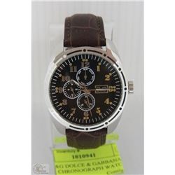 NEW D&G DOLCE & GABBANA TRIPLE CHRONOGRAPH WATCH