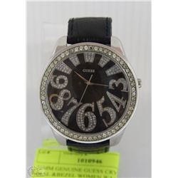 50MM GENUINE GUESS CRYSTAL DIAL &BEZEL WOMEN WATCH