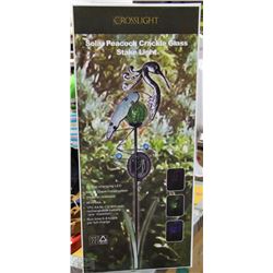 CASE OF 4 ASSORTED PEACOCK AND FLAMINGO GARDEN