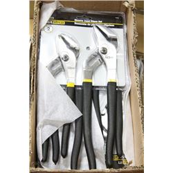 CASE OF SIX 2PC GROOVE JOINT PLIER SETS