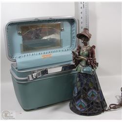 1960'S SAMSONITE TRAVEL CASE WITH TIFFANY STYLE