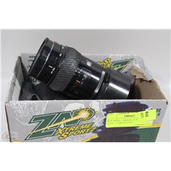 BOX WITH 1  MINOLTA TELEPHOTO  LENS, TAMRON LENS