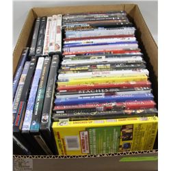 BOX W/36 DVD MOVIES