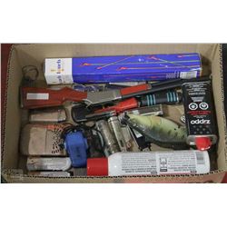 BOX W/VARIOUS STYLE LIGHTERS & LIGHTER