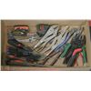 Image 1 : FLAT OF TOOLS INCL. VICE GRIPS, SNIPS,