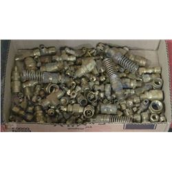 FLAT OF BRASS FITTINGS