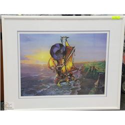 "SLEEPERS FLIGHT" DEAN MORRISEY SIGNED PRINT