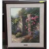 Image 1 : "THE ROSE GARDEN" THOMAS KINKADE (2000)