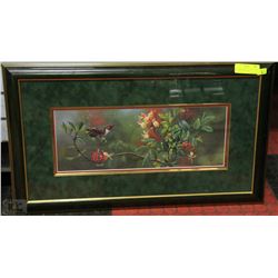 HUMMINGBIRD AND HONEYSUCKLE BY LUKE RAFFIN (2003)