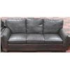 Image 2 : NEW CHARCOAL LEATHERETTE SOFA AND LOVESEAT