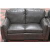 Image 3 : NEW CHARCOAL LEATHERETTE SOFA AND LOVESEAT