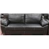 Image 3 : NEW BLACK LEATHERETTE SOFA AND LOVESEAT WITH