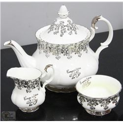 25TH SILVER ANNIVERSARY TEA SET (ROYAL ALBERT)