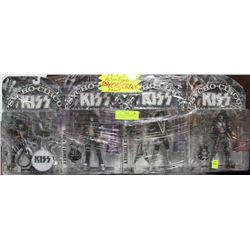 SET OF KISS ACTION FIGURES PSYCHO CIRCUS