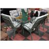 Image 1 : PATIO SET W/6 CHAIRS & 6 CHAIR CUSHIONS