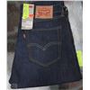 Image 1 : MENS LEVIS 58 31X32 REG TAPERED FIT DRK BLUE JEANS
